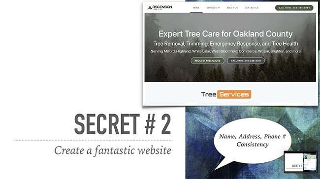 Secret # 2 - Create A Fantastic Website